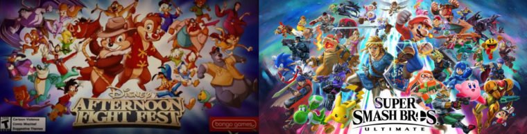 Super Smash Bros em Tico e Teco Defensores da Lei