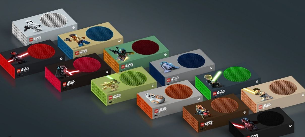 Microsoft faz sorteio de 12 Xbox Series S personalizados de LEGO Star Wars
