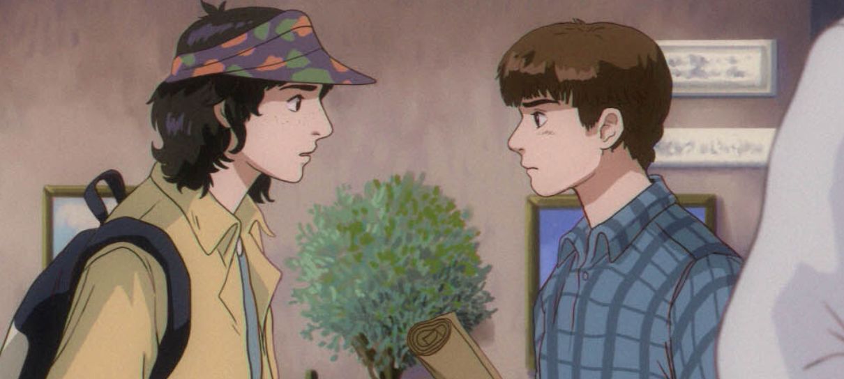 Artista imagina Stranger Things 4 como um anime dos anos 80 e 90