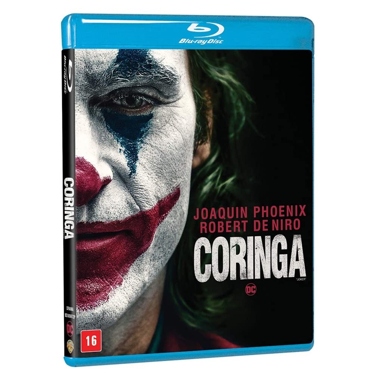 Blu-ray de Coringa é um dos produtos do Coringa
