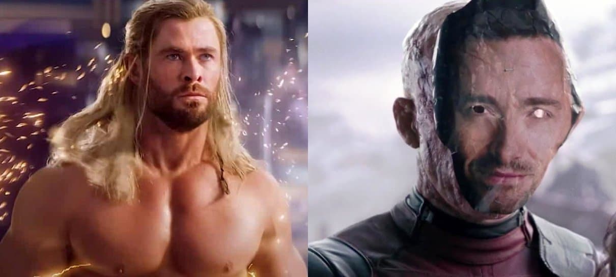 Chris Hemsworth comemora cena sem roupa em Thor: 'Amor e Trovão