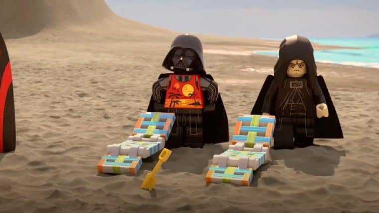 Darth Vader pega uma praia no trailer de LEGO Star Wars: Férias de Verão