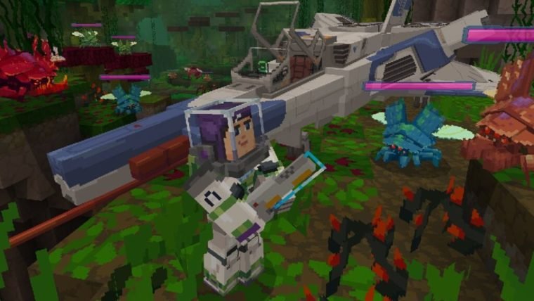 DLC de Lightyear chega ao Minecraft com missões de origem do herói