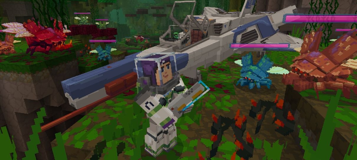 DLC de Lightyear chega ao Minecraft com missões de origem do herói