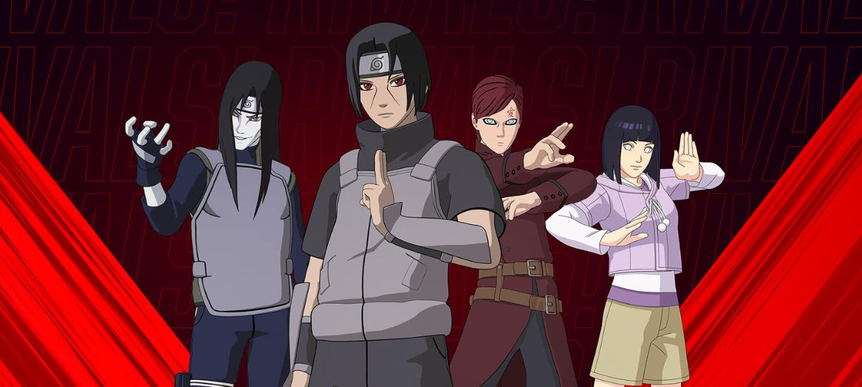Itachi, Gaara, Hinata e Orochimaru chegam ao Fortnite na quinta-feira (23)