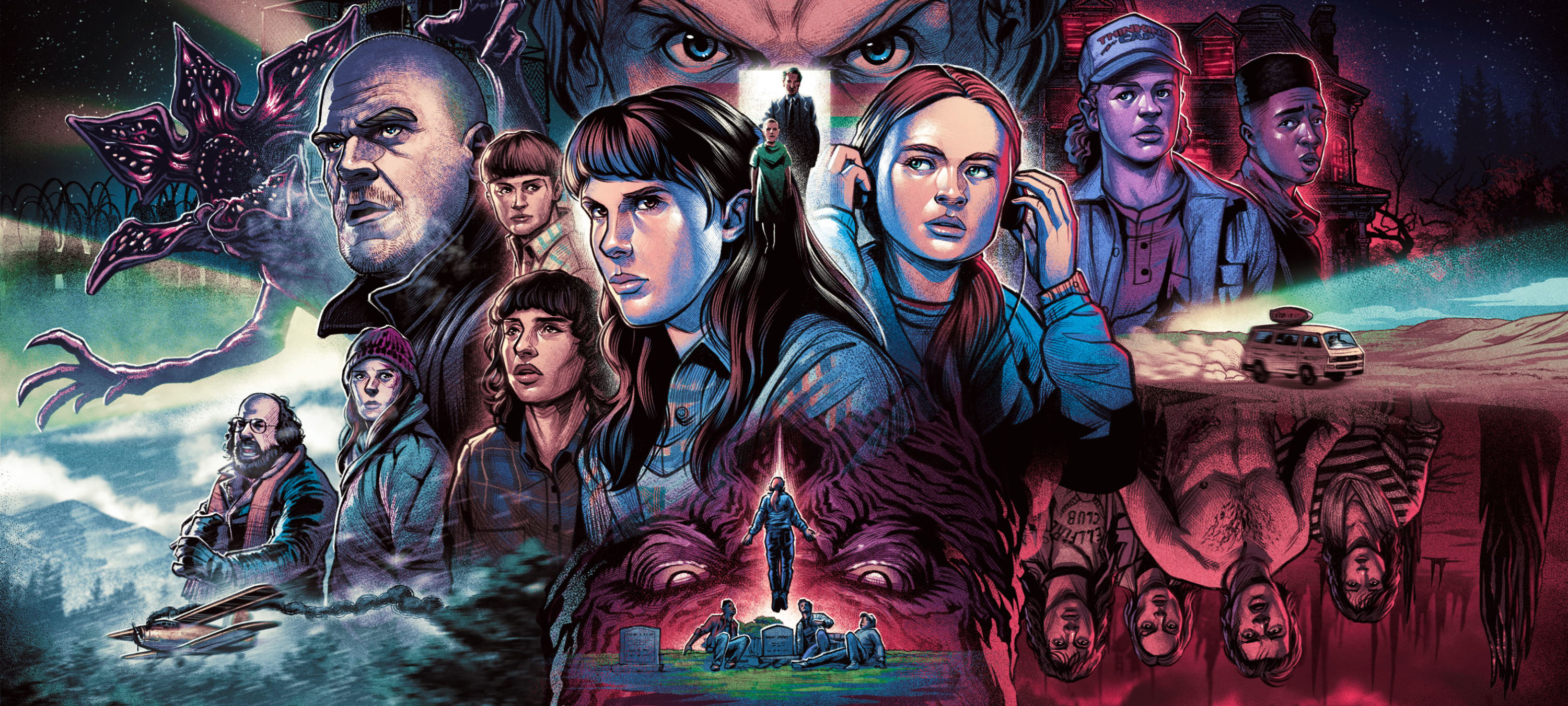 Stranger Things 4: Upside Down virou quintal