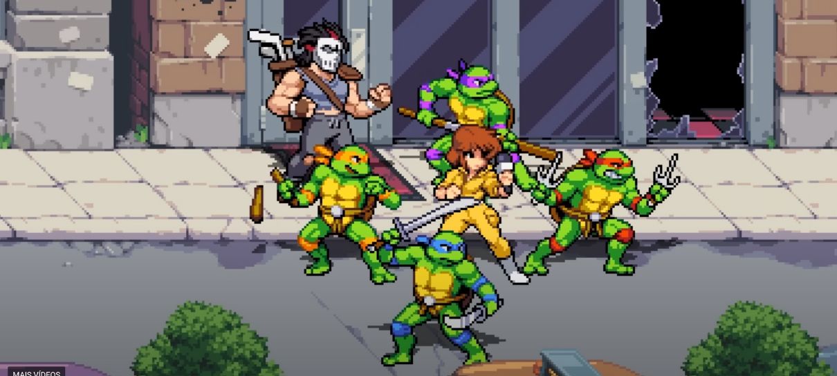 Novo jogo das Tartarugas Ninjas conta com coop online para 4 jogadores