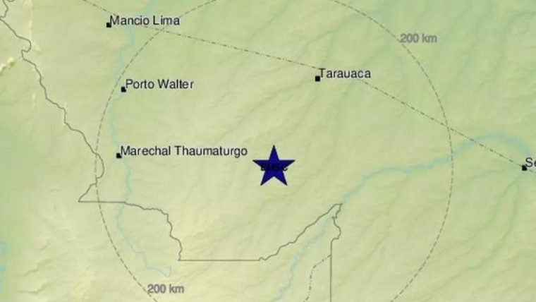Terremoto de 6,5 graus de magnitude atinge região do Acre