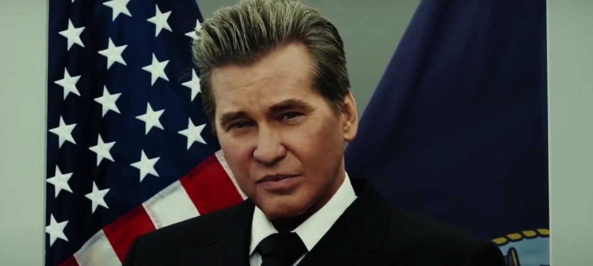 Top Gun: Maverick teve inteligência artificial simulando voz de Val Kilmer