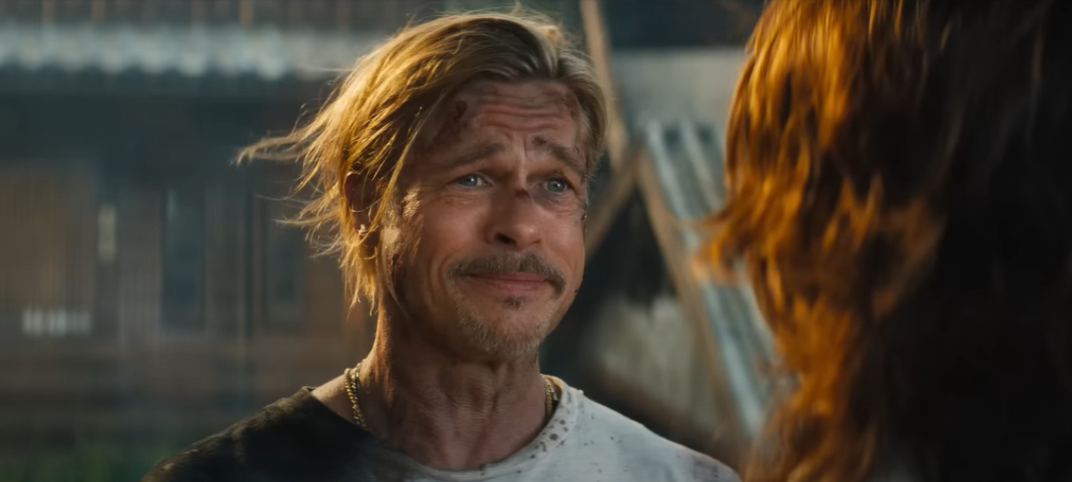 Brad Pitt foge da morte no intenso trailer de Trem-Bala