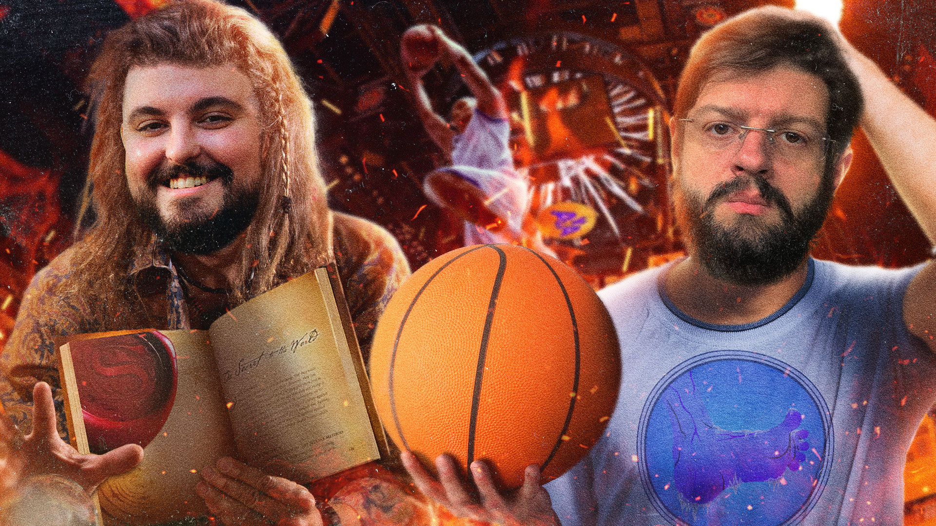Azar no jogo, sorte na vaga! Jovem Nerd pé frio &#x1f32c;&#x1f9b6;&#x1f976; na NBA &#x1f3c0;