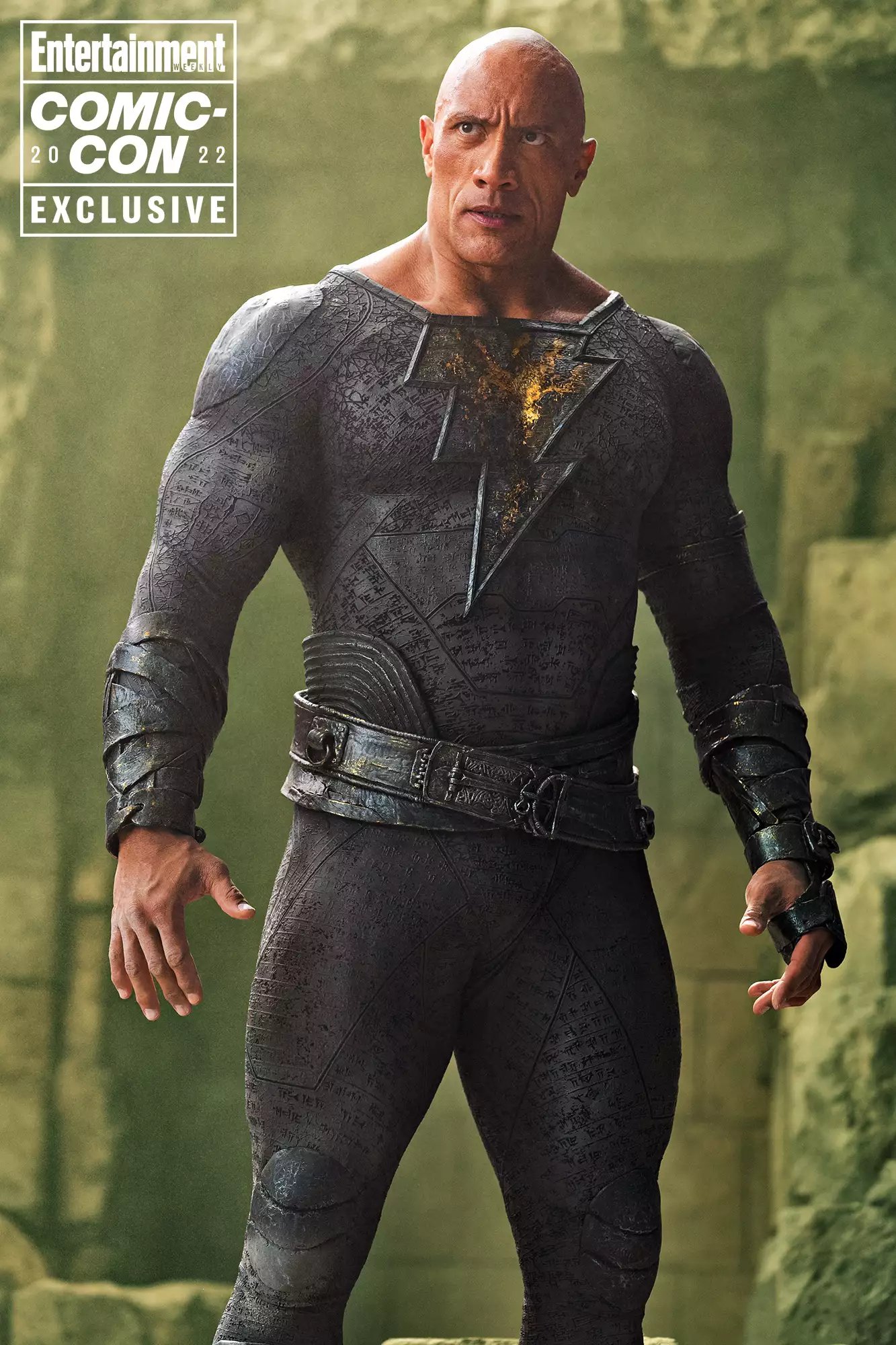 Adão Negro  Dwayne Johnson revela arte oficial e data de lançamento do  filme