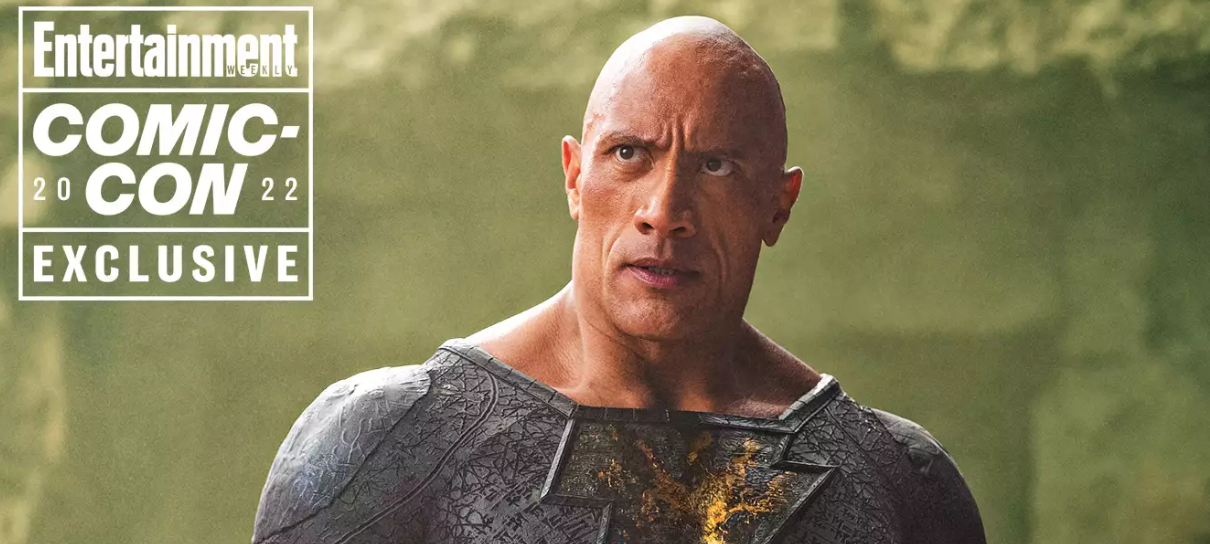 Adão Negro: The Rock e Gavião Negro são destaque em novas fotos