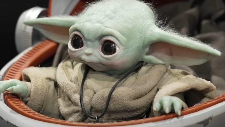 Esse Baby Yoda super realista pode custar até US$ 100 mil