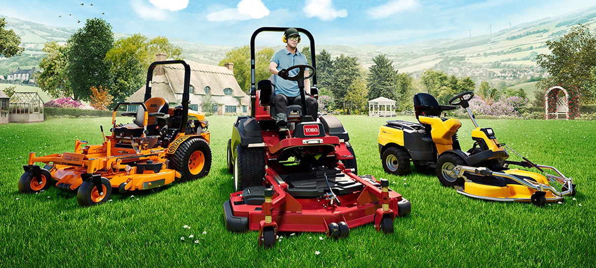 Lawn Mowing Simulator está gratuito para PC