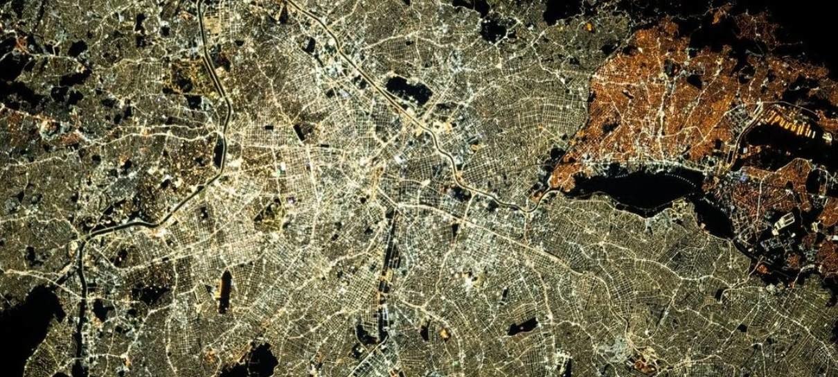 Imagens feitas pela Estação Espacial mostram São Paulo, Rio de Janeiro e mais