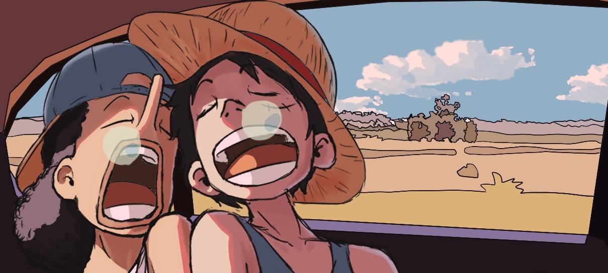 Artista imagina personagens de One Piece passando as férias no Brasil -  Jovem Nerd