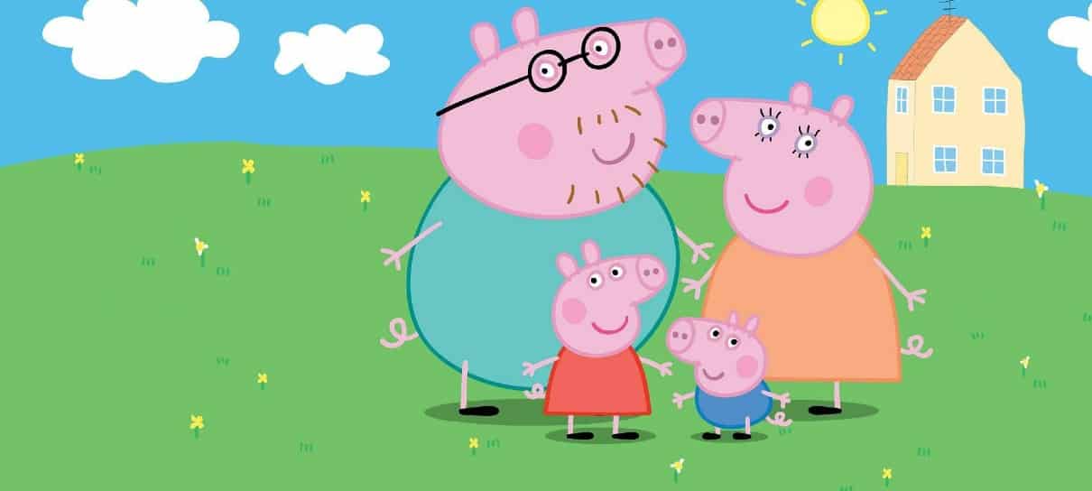 Quentin Tarantino é fã de Peppa Pig, provando que porquinha é muito adulta