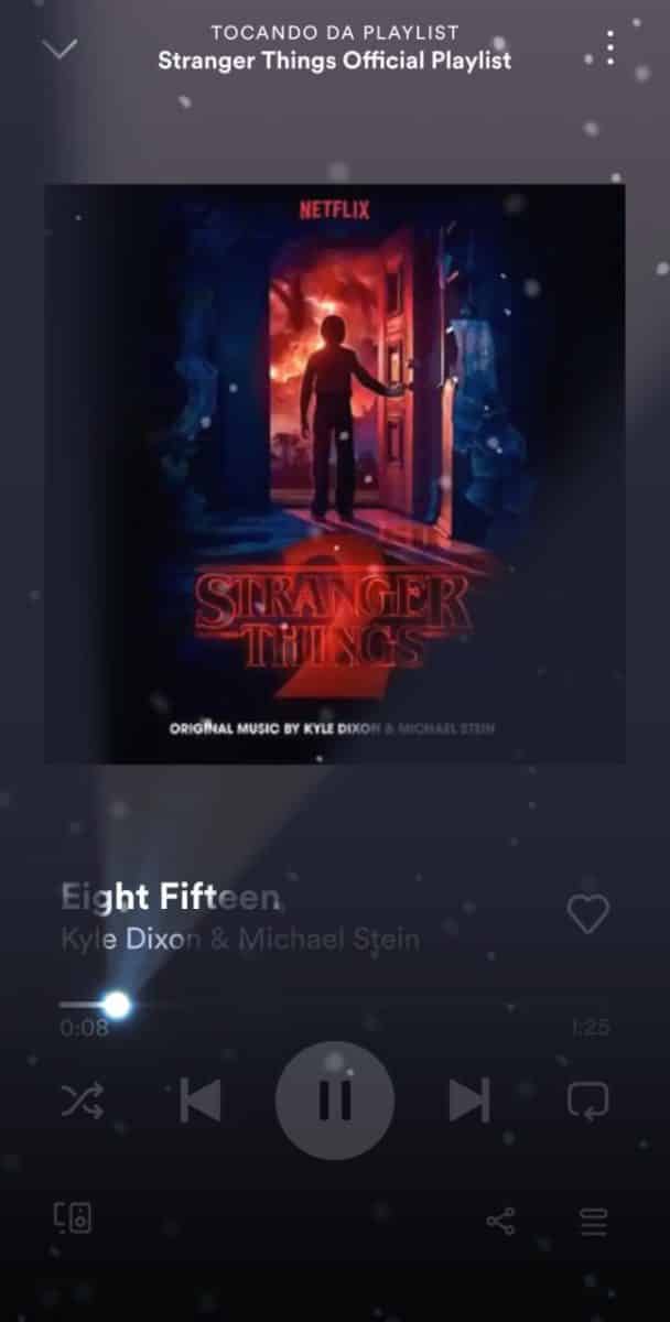 Passo 1, Spotify Stranger Things