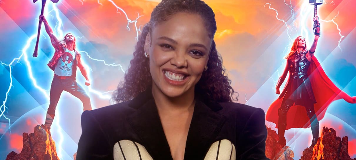 Tessa Thompson fala sobre o reinado de Valquíria em Thor: Amor e Trovão