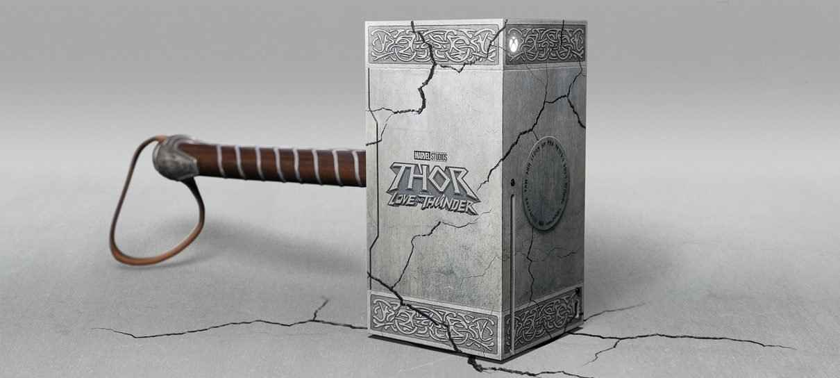 Xbox Series X se transforma no Mjolnir em edição especial de Thor: Amor e Trovão