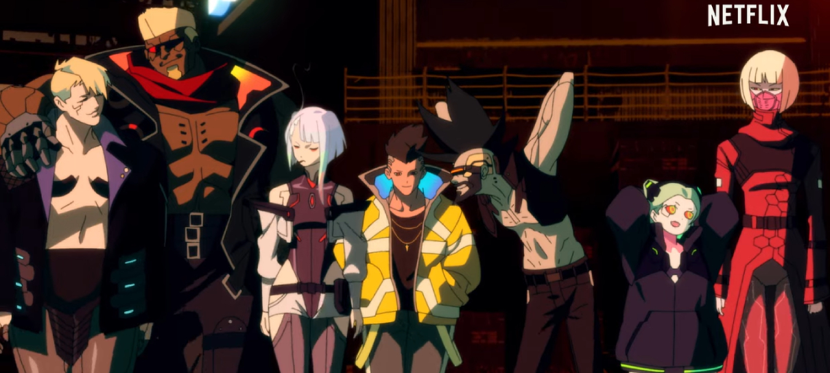 Anime Cyberpunk: Mercenários apresenta personagens em trailer intenso