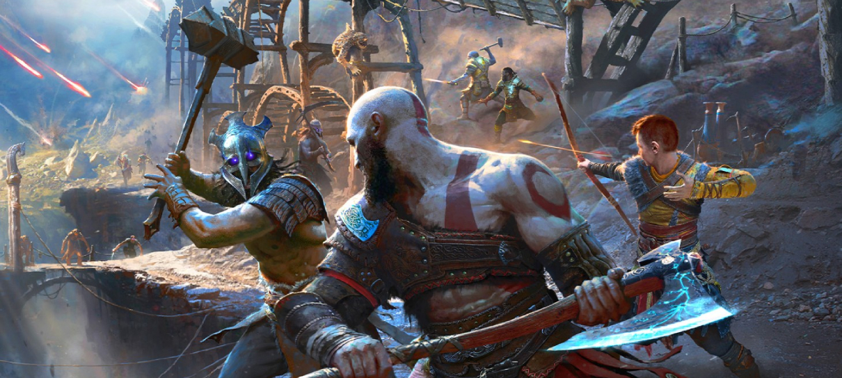 God of War Ragnarok: Kratos e Atreus mostram que são bons de guerra em capa de revista
