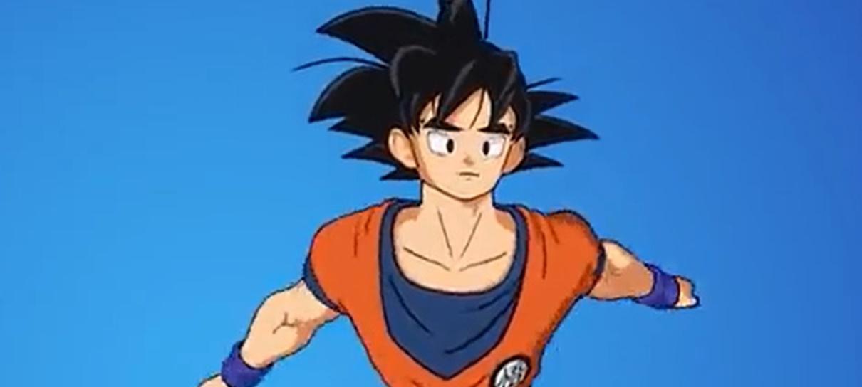 A internet não está sabendo lidar com Goku e Vegeta dançando em Fortnite