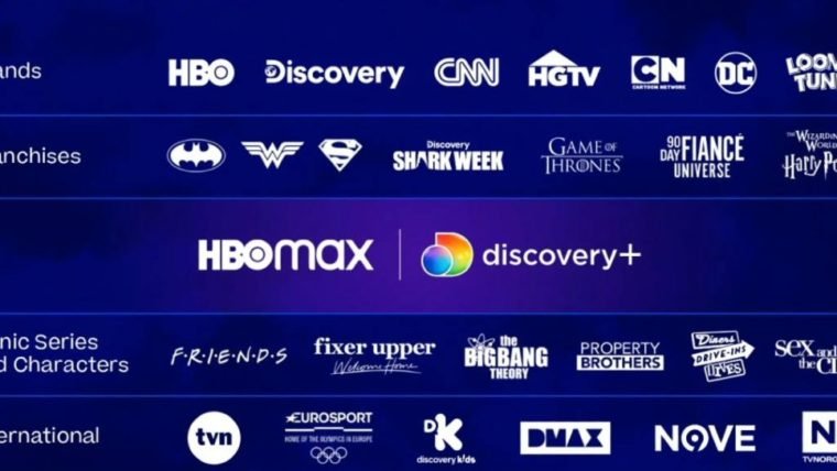Plataforma única que reúne HBO Max e Discovery Plus chega em 2023