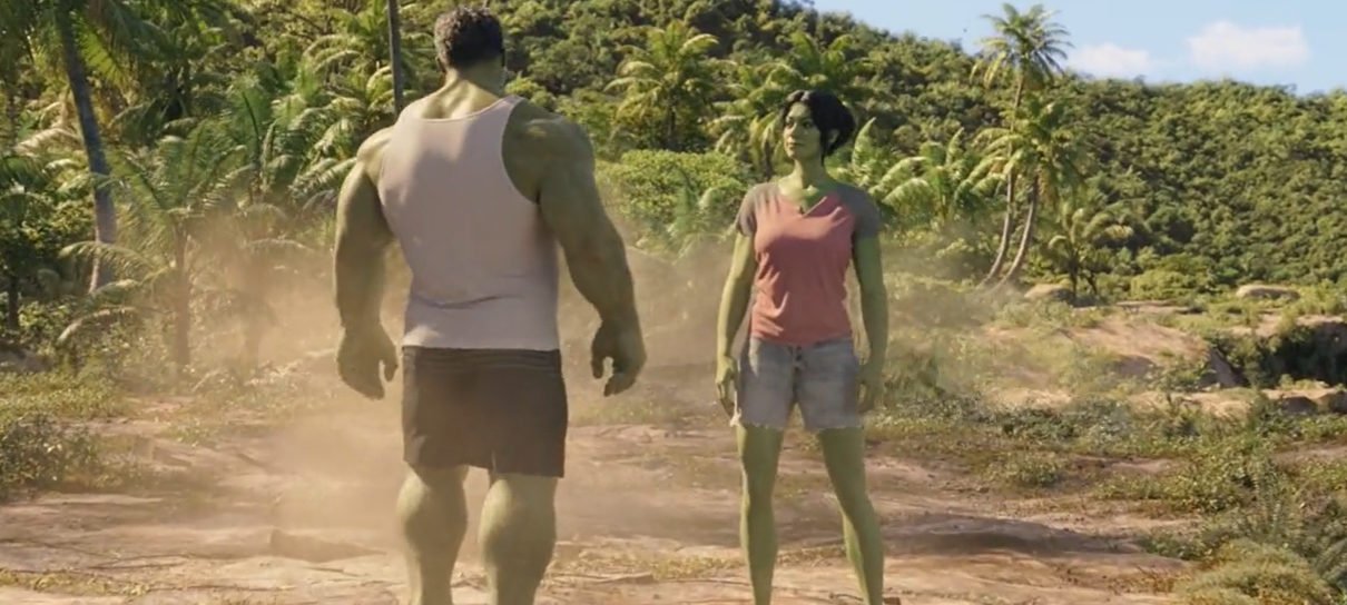 Hulks treinam em cena inédita da série Mulher-Hulk