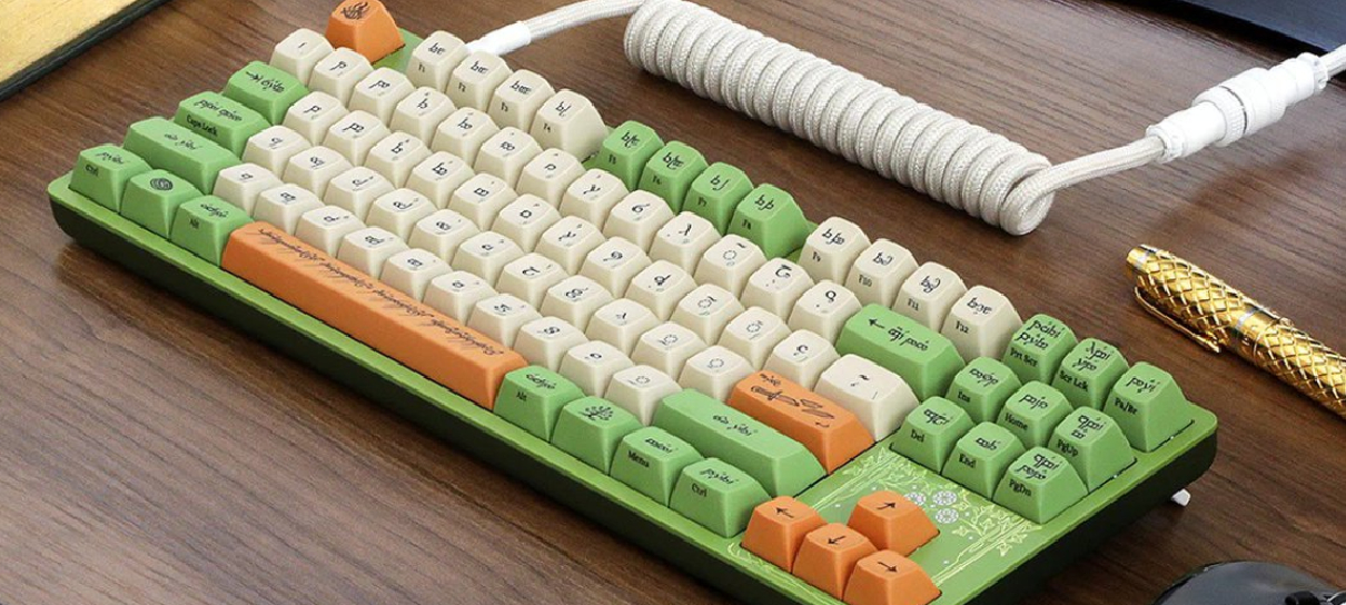O Senhor dos Anéis ganha linha de teclados em élfico e khuzdul