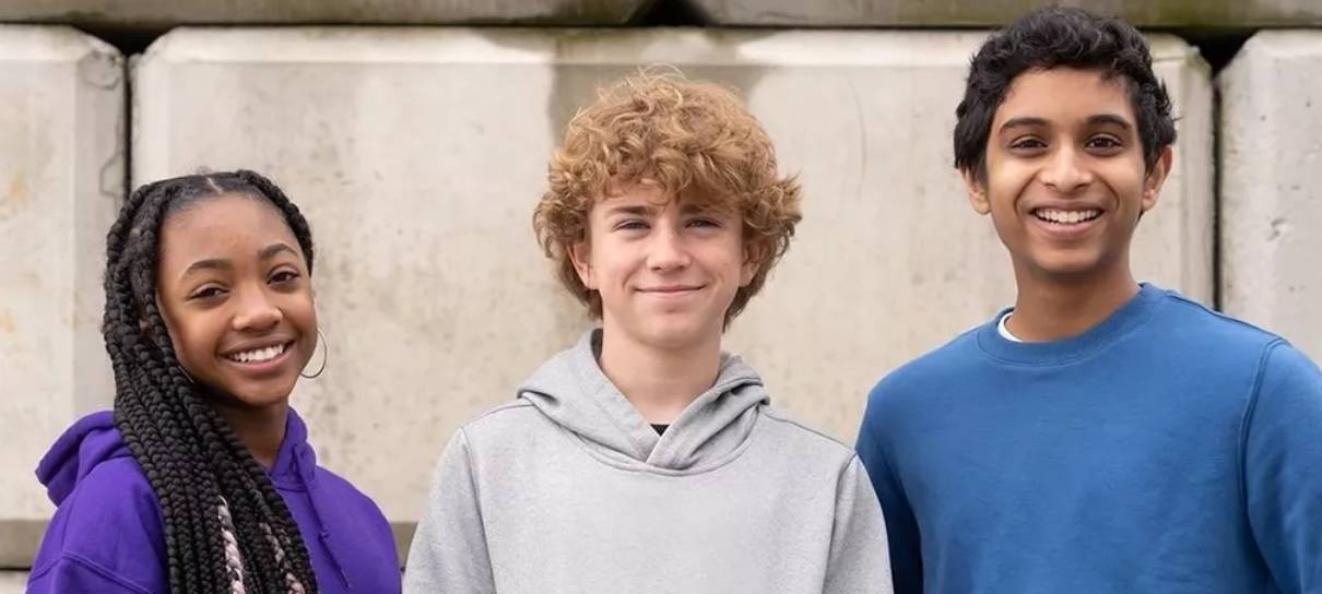 Imagens do set de Percy Jackson mostram trio de protagonistas pela primeira vez