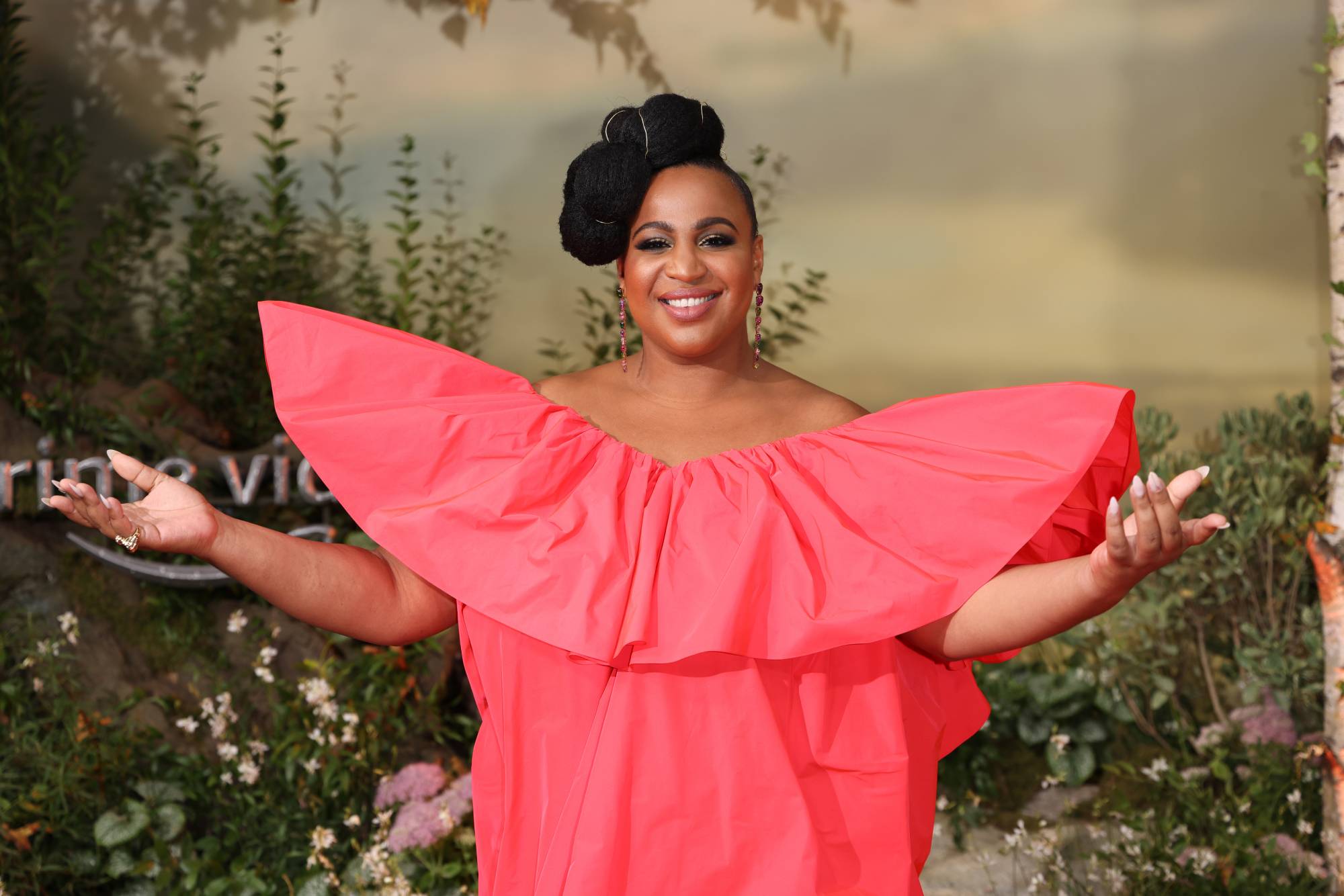 LONDON, ENGLAND - AUGUST 30: Sophia Nomvete attends "The Lord of the Rings: The Rings of Power" World Premiere at Odeon Luxe Leicester Square on August 30, 2022 in London, England. (Photo by Tim P. Whitby/Tim P. Whitby/Getty Images for Prime Video)