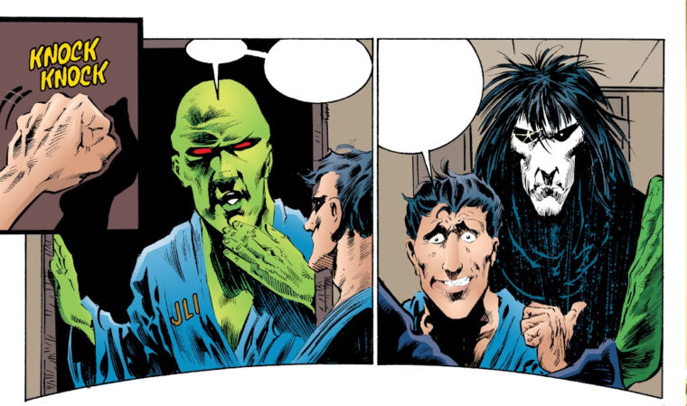 Sonho com os heróis da DC Caçador de Marte e Senhor Milagre