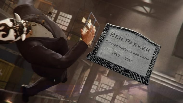 Mod bizarro de Spider-Man permite que jogador seja a lápide do tio Ben