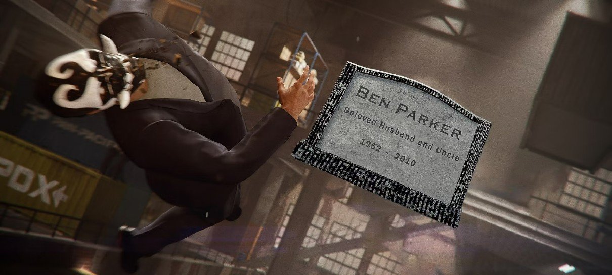 Mod bizarro de Spider-Man permite que jogador seja a lápide do tio Ben -  NerdBunker