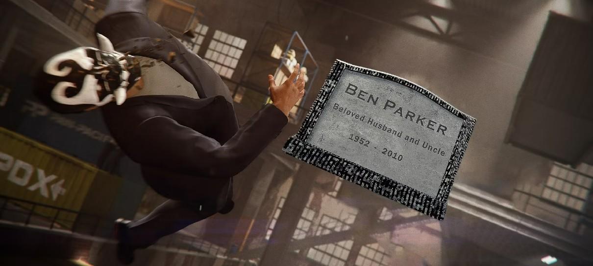 Mod bizarro de Spider-Man permite que jogador seja a lápide do tio Ben