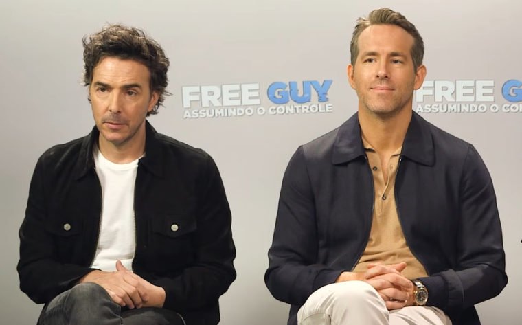 Shawn Levy e Ryan Reynolds em entrevista ao NerdBunker