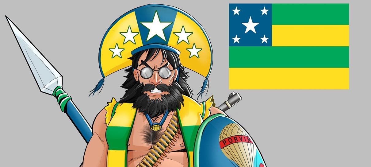 Estados brasileiros ganharam personagens de luta por ilustrador