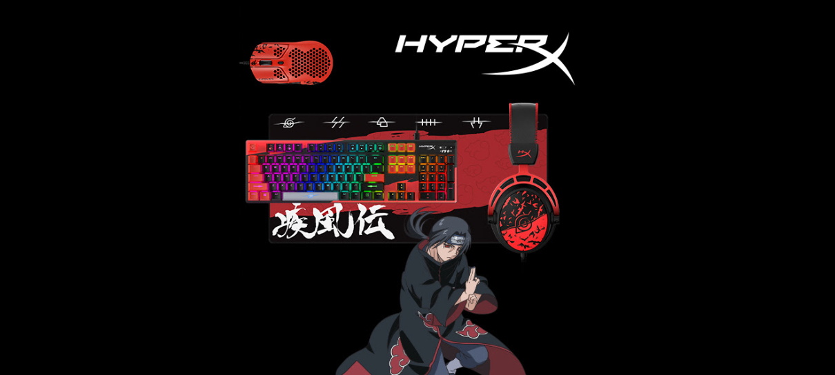 Naruto: Shippuden inspira nova linha de produtos da HyperX