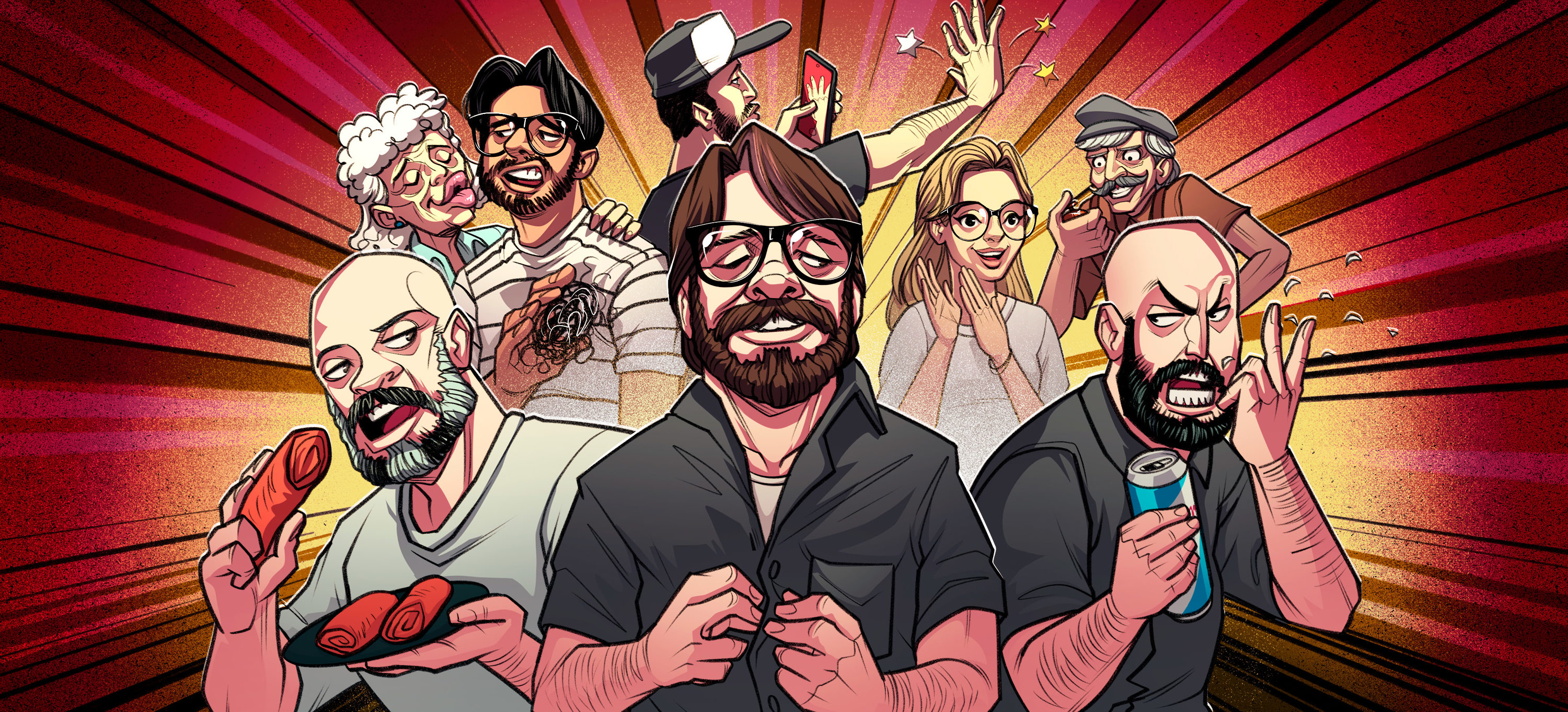Capa do episódio Qual é a pauta? Beijo de idosa, roedores de unhas e only fans