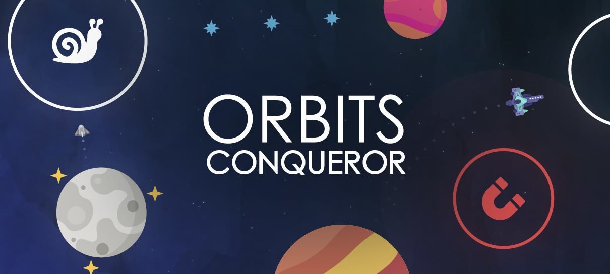 Conquiste as estrelas com o jogo casual Orbits Conqueror