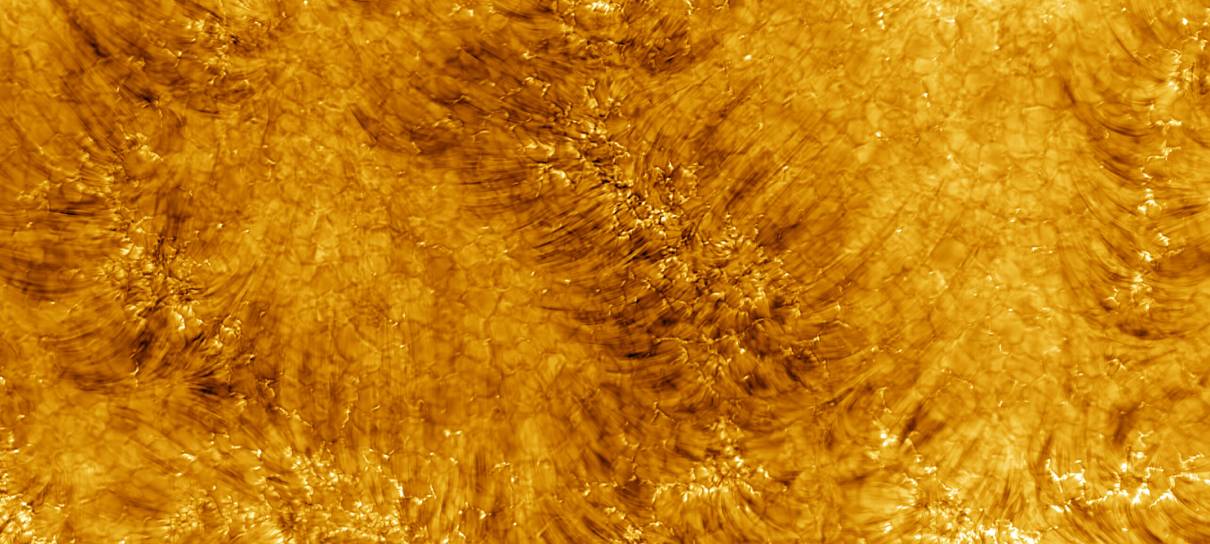 Imagens impressionantes de telescópio solar mostram superfície do Sol