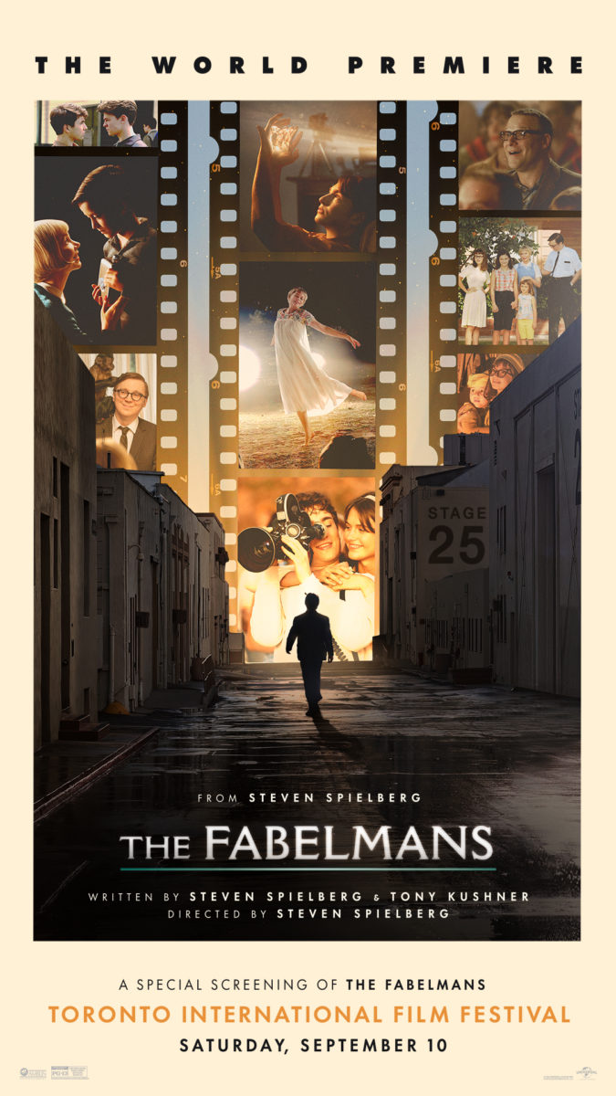 Cartaz oficial de The Fabelmans, filme inspirado na vida de Steven Spielberg