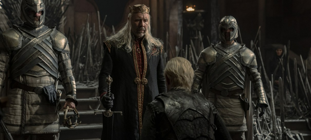 Cena deletada de A Casa do Dragão teria Viserys contando profecia para Daemon