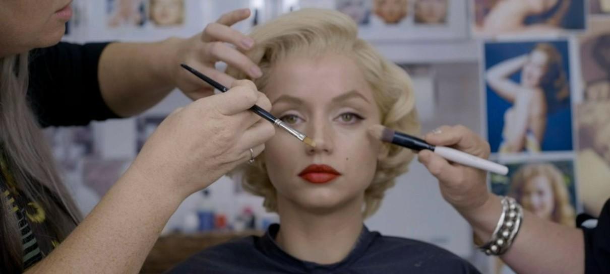 Vídeo mostra transformação de Ana de Armas em Marilyn Monroe para Blonde
