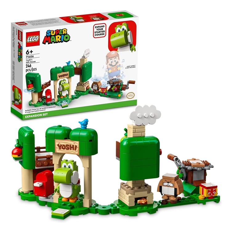 Casa dos Presentes de Yoshi é um dos kits LEGO Super Mario Bros no NerdBunker