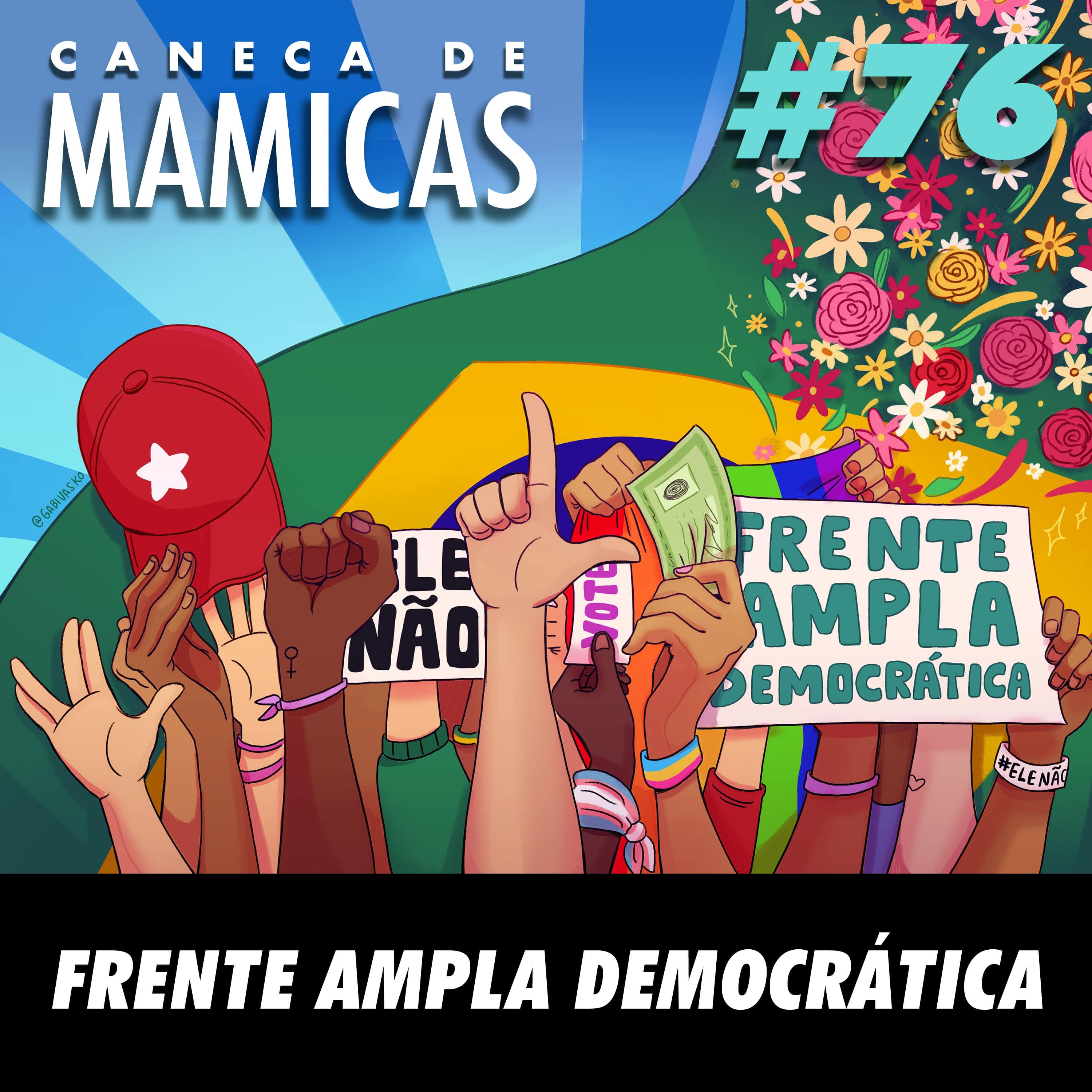 Caneca de Mamicas 76 - Frente Ampla Democrática