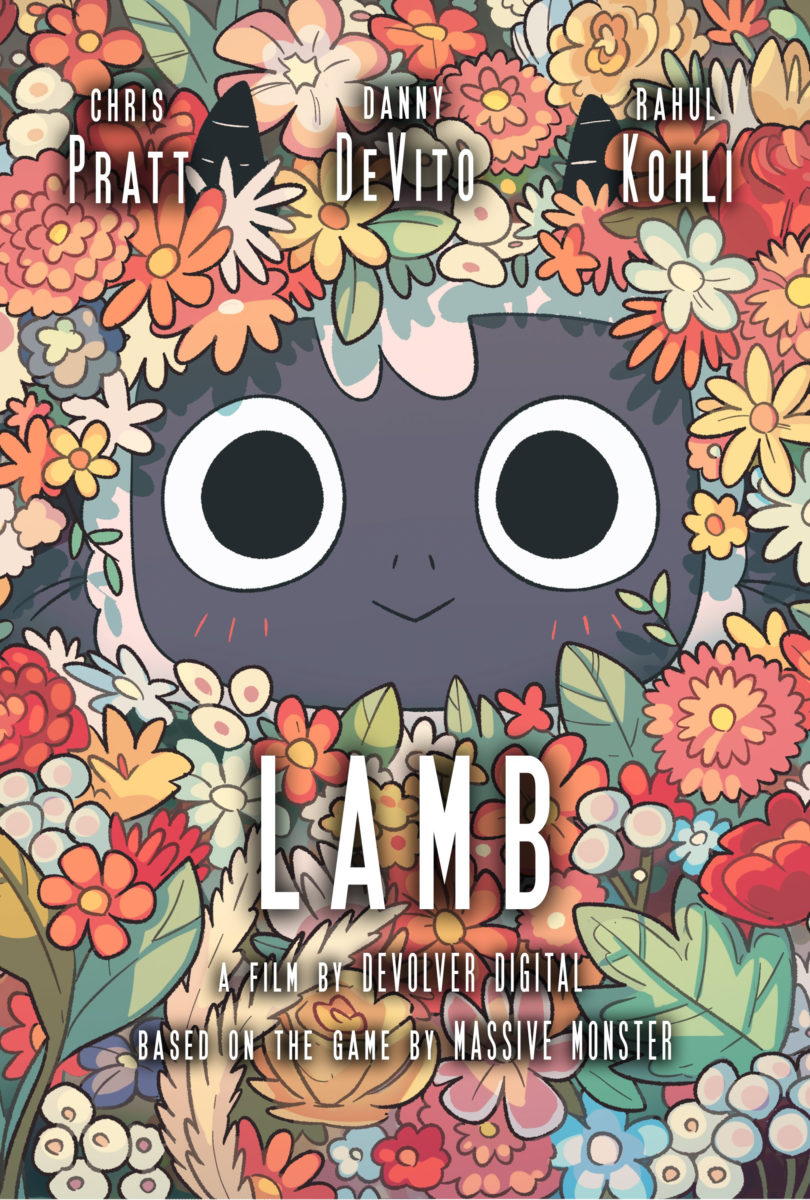 Cartaz de um filme falso de Cult of the Lamb