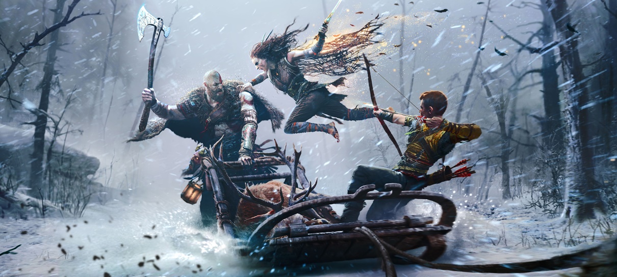 Jogamos! Primeiras horas de God of War Ragnarok seguem a grandiosidade do jogo anterior